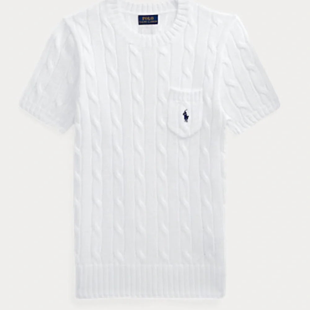 Polo Ralph Lauren

Cable-Knit Short-Sleeve Sweater  white - Picture 6 of 17